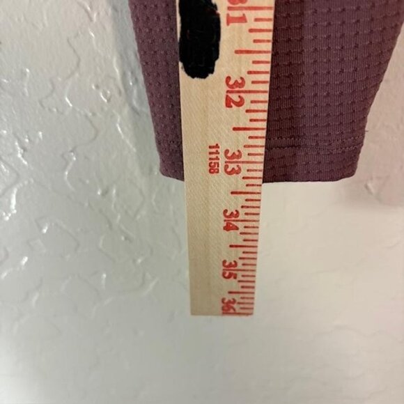 Bombshell Sportswear Leggings Womens Small Mauve Thigh-High Sock Stripe Made USA - Picture 9 of 10